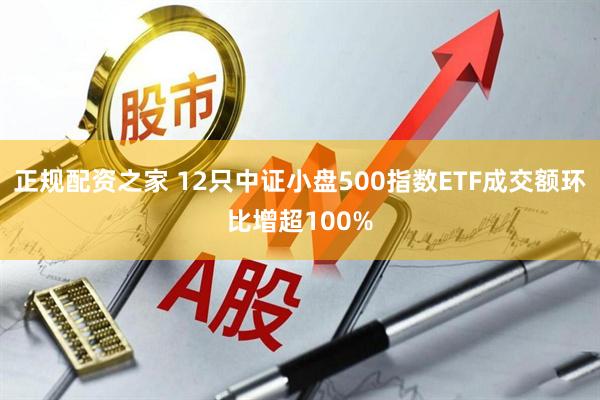 正规配资之家 12只中证小盘500指数ETF成交额环比增超100%